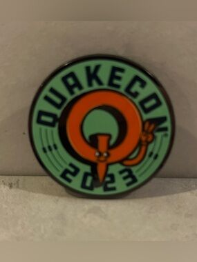 QuakeCon 2023 Elite Badge Pin 68/100